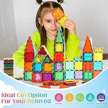 Translucent colored blocks for babies and children.
