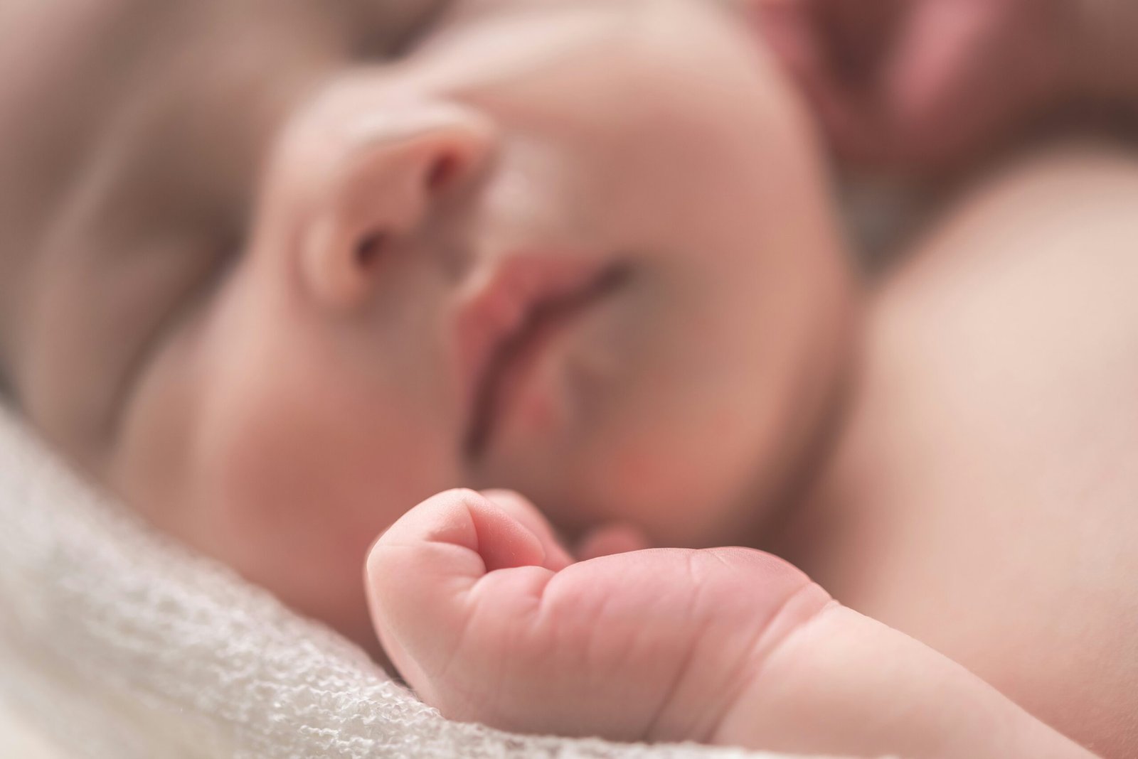 Baby sleeping peacefully.