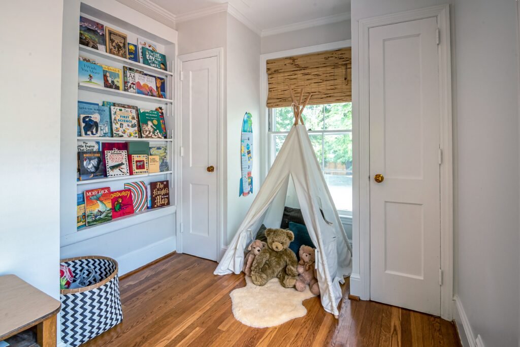 Children's reading corner