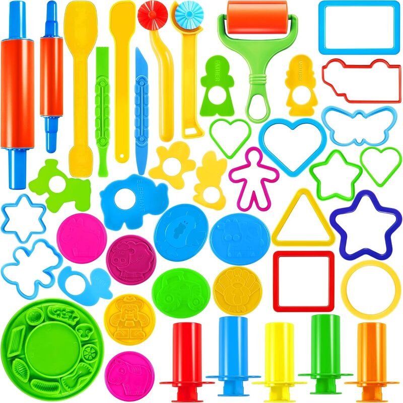 Best Play Dough Tools for Kids: 44-Piece Clay Tool Set for Creative Learning