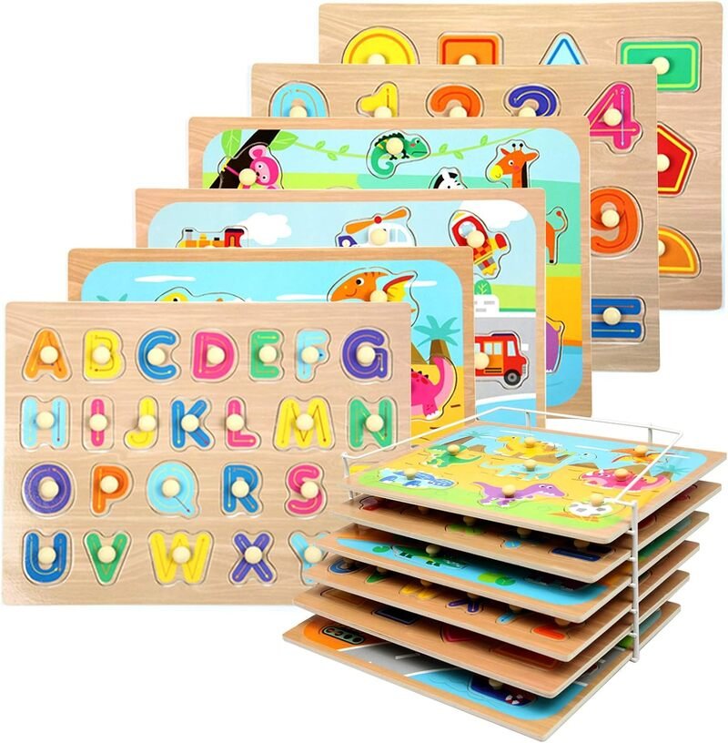 Best Wooden Puzzles for Toddlers: Educational Fun That Builds Fine Motor Skills.